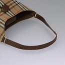 Burberrys Nova Check Shoulder Bag Canvas Beige Auth yk17224-7