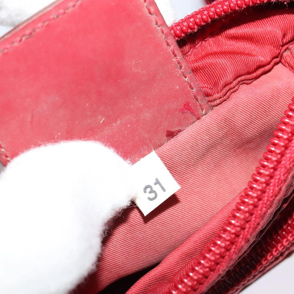 PRADA Shoulder Bag Nylon Red Auth yk17295