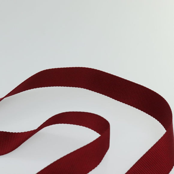 PRADA Shoulder Bag Nylon Red Auth yk17295