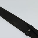GUCCI Interlocking Belt Leather 39.8"" Black 114876 Auth yk17313-11