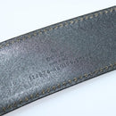 GUCCI Interlocking Belt Leather 39.8"" Black 114876 Auth yk17313-12