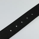 GUCCI Interlocking Belt Leather 39.8"" Black 114876 Auth yk17313-8