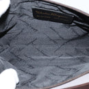 Salvatore Ferragamo Gancini Hand Bag Canvas Navy Gold Auth yk17315-11