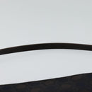 Salvatore Ferragamo Gancini Hand Bag Canvas Navy Gold Auth yk17315-8