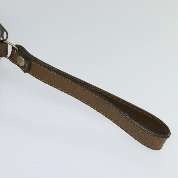 GUCCI GG Supreme Web Sherry Line Clutch Bag PVC Beige 89 01 034 Auth yk17324