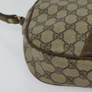 GUCCI GG Supreme Web Sherry Line Clutch Bag PVC Beige 89 01 034 Auth yk17324-8