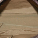 Salvatore Ferragamo Gancini Shoulder Bag Canvas Beige Auth yk17339-16