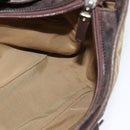 Salvatore Ferragamo Gancini Shoulder Bag Canvas Beige Auth yk17339-17