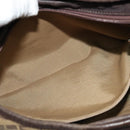 Salvatore Ferragamo Gancini Shoulder Bag Canvas Beige Auth yk17339-19