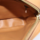 CELINE Macadam Canvas Shoulder Bag Beige Auth yk17349-20