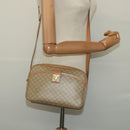 CELINE Macadam Canvas Shoulder Bag Beige Auth yk17349-26
