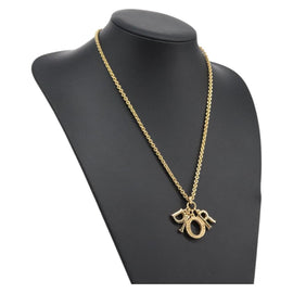 Christian Dior Necklace metal Gold Auth yk17355