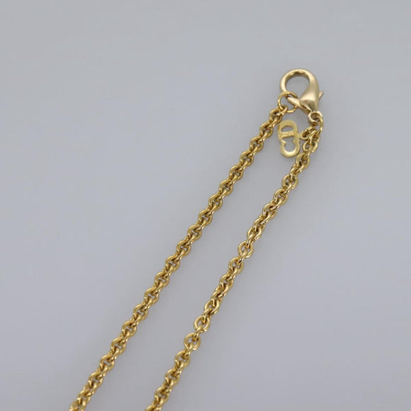 Christian Dior Necklace metal Gold Auth yk17355
