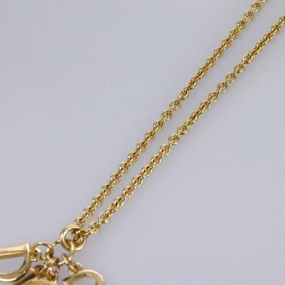 Christian Dior Necklace metal Gold Auth yk17355