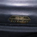 GIVENCHY Hand Bag Leather Black Gold Auth yk17377-19