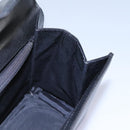 GIVENCHY Hand Bag Leather Black Gold Auth yk17377-20