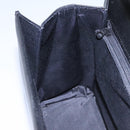 GIVENCHY Hand Bag Leather Black Gold Auth yk17377-21