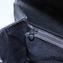 GIVENCHY Hand Bag Leather Black Gold Auth yk17377-22