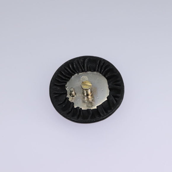 GIVENCHY Hand Bag Leather Black Gold Auth yk17377