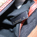 FENDI Pecan Canvas Boston Bag Black Brown Auth yk17380-12