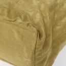 Christian Dior Trotter Canvas Tote Bag Yellow Auth yk17386-10