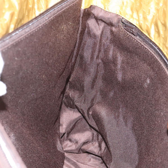 Christian Dior Trotter Canvas Tote Bag Yellow Auth yk17386