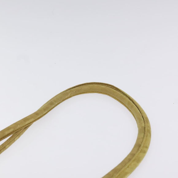 Christian Dior Trotter Canvas Tote Bag Yellow Auth yk17386