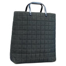 CHANEL Choco Bar Hand Bag Denim Blue CC Auth yk17394-1