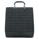 CHANEL Choco Bar Hand Bag Denim Blue CC Auth yk17394-2