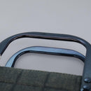 CHANEL Choco Bar Hand Bag Denim Blue CC Auth yk17394-8