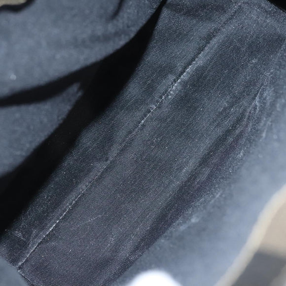 FENDI Pecan Canvas Tote Bag Brown Black Auth yk17395