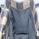 FENDI Pecan Canvas Tote Bag Brown Black Auth yk17395-18