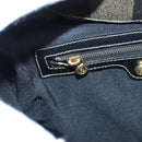 FENDI Pecan Canvas Tote Bag Brown Black Auth yk17395-20