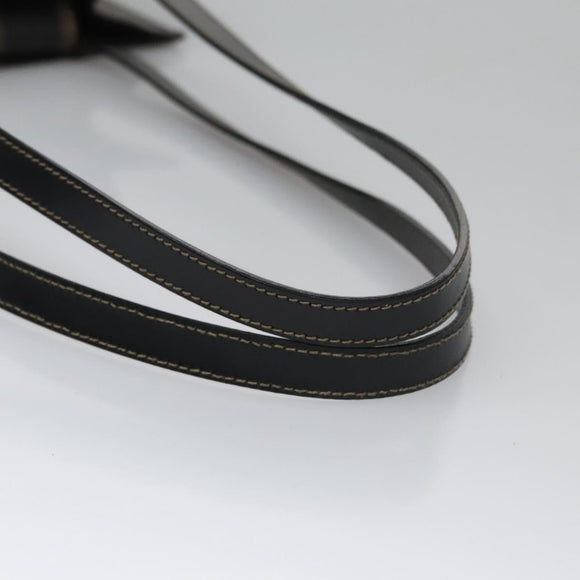 FENDI Pecan Canvas Tote Bag Brown Black Auth yk17395