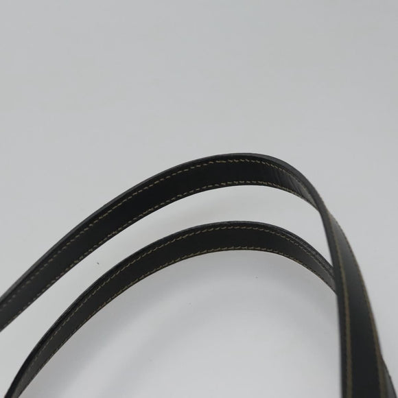 FENDI Pecan Canvas Tote Bag Brown Black Auth yk17395