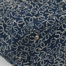 CHANEL Arabesque Tote Bag Canvas Navy CC Auth yk17405-17