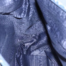 CHANEL Arabesque Tote Bag Canvas Navy CC Auth yk17405-19