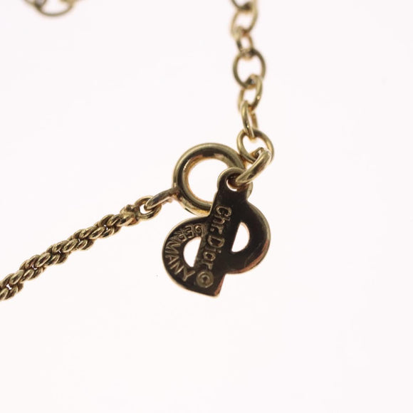 Christian Dior Necklace metal Gold Auth yk17467