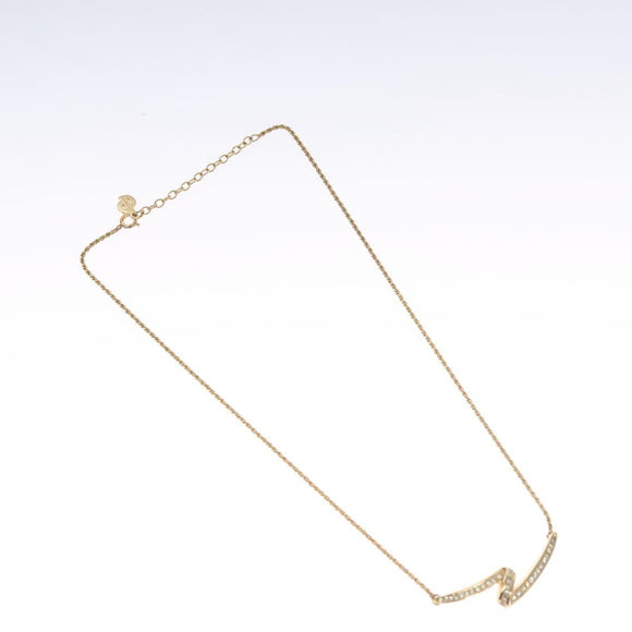 Christian Dior Necklace metal Gold Auth yk17467