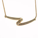 Christian Dior Necklace metal Gold Auth yk17467-3