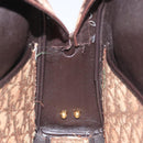 Christian Dior Trotter Canvas Shoulder Bag Brown Gold Auth yk17509-19