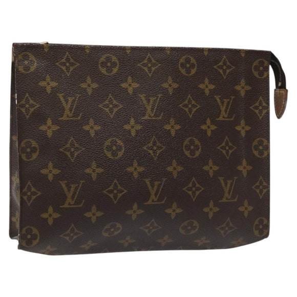 LOUIS VUITTON Monogram Poche Toilette 26 Pouch M47542 LV Auth yk17511