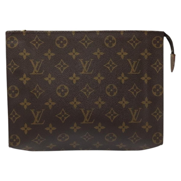 LOUIS VUITTON Monogram Poche Toilette 26 Pouch M47542 LV Auth yk17511