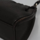 BVLGARI Hand Bag Leather Brown Auth yk17514-17