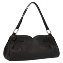BVLGARI Hand Bag Leather Brown Auth yk17514-1