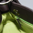 BVLGARI Hand Bag Leather Brown Auth yk17514-22