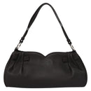 BVLGARI Hand Bag Leather Brown Auth yk17514-13