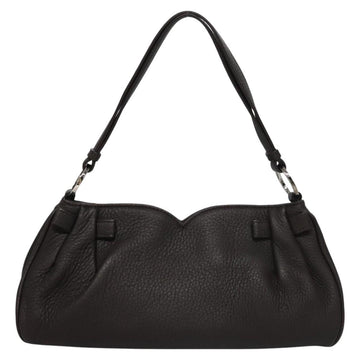 BVLGARI Hand Bag Leather Brown Auth yk17514 - 0