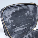 CHANEL COCO Mark Vanity Pouch Caviar Skin Black Gold CC Auth yk17517-10