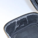 CHANEL COCO Mark Vanity Pouch Caviar Skin Black Gold CC Auth yk17517-20